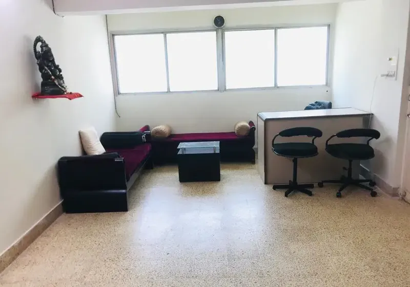 Quiet Common Living Area and Reception Area at City House Girls PG Navrangpura