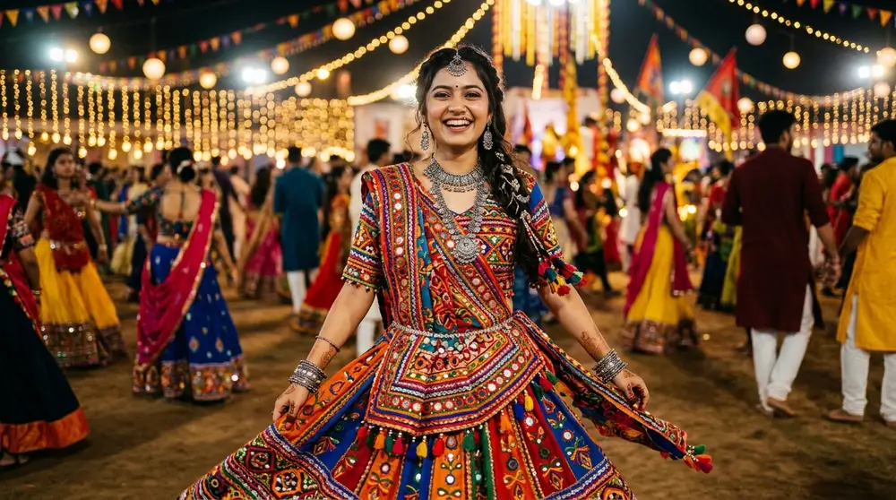 Navratri 2026 in Ahmedabad: Girls & Working Women Garba Guide, Shopping & Safety
